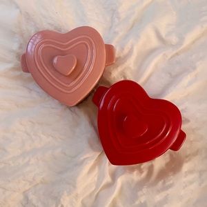 target bullseye playground 2022 pink and red heart shaped ceramic dutch ovens